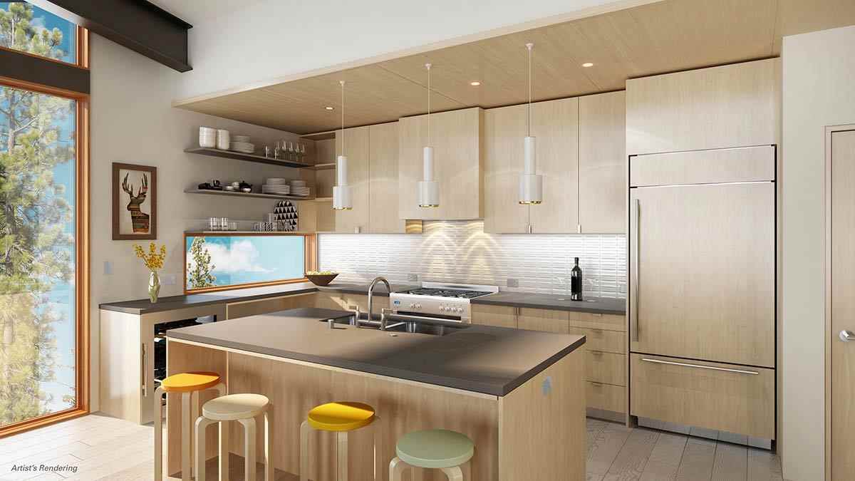 کابینت آشپزخانه هایگلاس گردویی