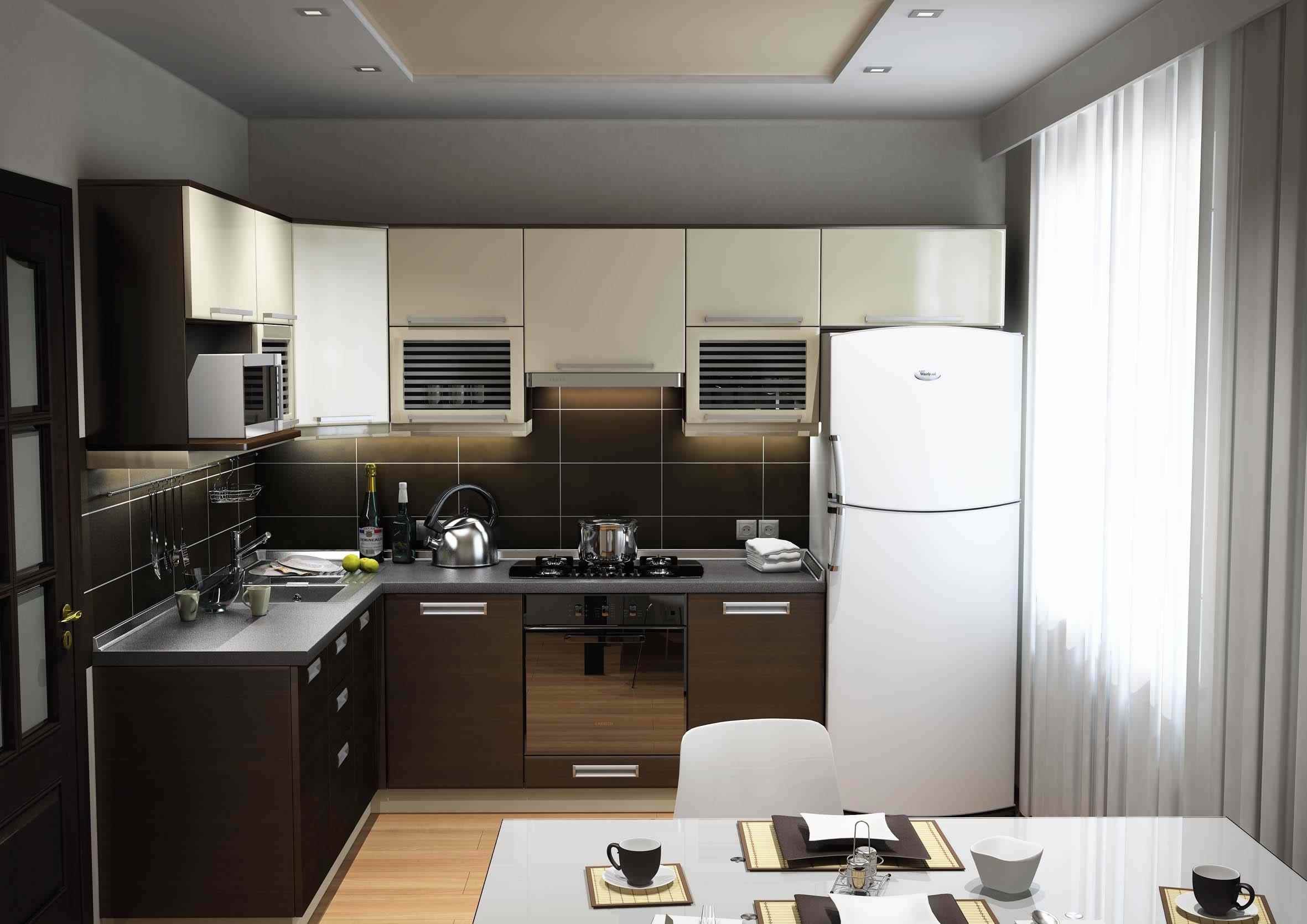 کابینت آشپزخانه تیره